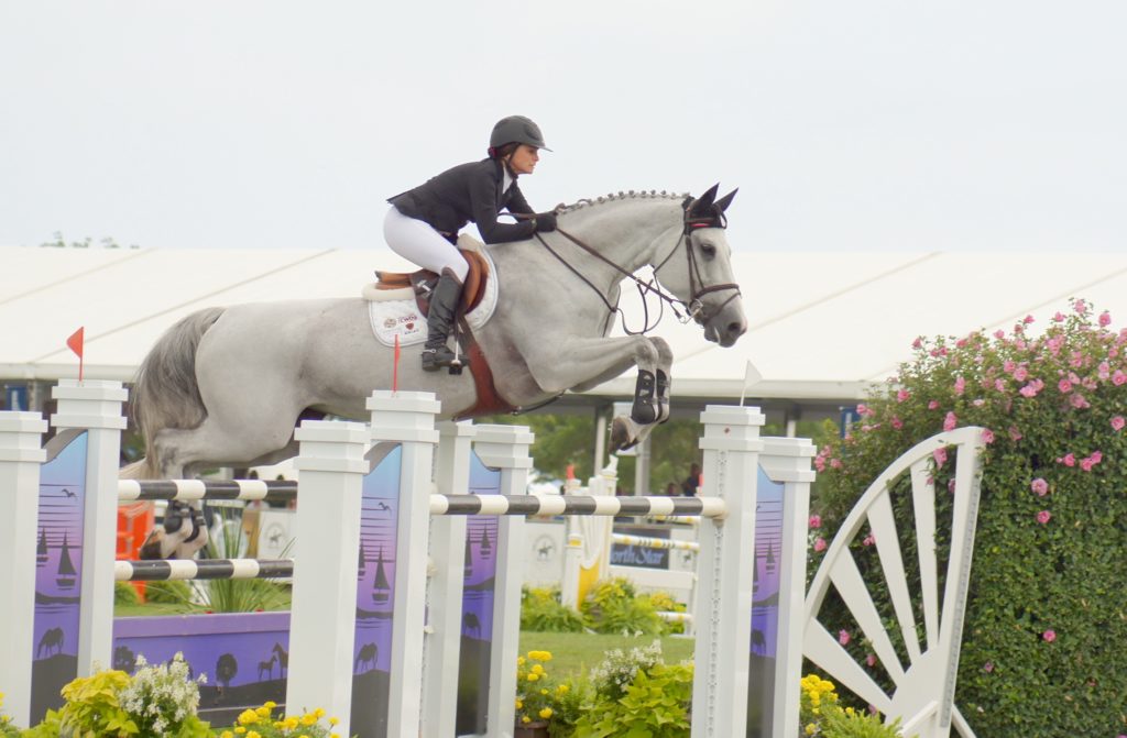 Georgina competed in fine form at The Hamptons over Labor Day Weekend.