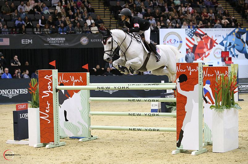 Georgina Bloomberg and Paola 233 in Round Two of the Riders Masters Cup, photo © SportFot for EEM
